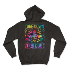 Load image into Gallery viewer, Turn Down Por Que Cinco De Mayo T-Shirt Mexican Sugar Skull Holiday - Hoodie - Black