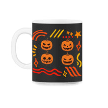 Load image into Gallery viewer, Halloween Shirt, Cute Hello Pumpkin Spooky Lover Gift, Halloween - 11oz Mug - Black on White
