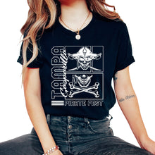 Load image into Gallery viewer, Gasparilla Shirt, Tampa Gasparilla Pirate Fest Jolly Roger Tee, - Unisex T-Shirt - Black