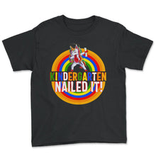 Load image into Gallery viewer, Kindergarten Shirt, Kindergarten Nailed It, Pre-K Graduation Gift, - Youth Tee - Black