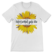 Load image into Gallery viewer, DSP Love What You Do Trendy Sunflower Leopard Print Direct Support