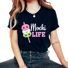 Load image into Gallery viewer, Cute kawaii Mochi t shirt Ice Cream Japanese Food Rice Cake - Unisex T-Shirt - Black