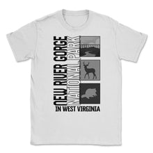 Load image into Gallery viewer, New River Gorge National Park Shirt, West Virginia Retro Park Vintage - Unisex T-Shirt - White