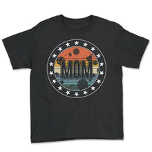 Load image into Gallery viewer, Space Mom Shirt, Mom Outer Space Tee, Astronaut Party, Space Tee, - Youth Tee - Black