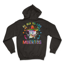 Load image into Gallery viewer, El Dia de Los Muertos Day of the Dead Sugar Skull Mexican Hat Guns El - Hoodie - Black