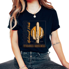 Load image into Gallery viewer, National Park Shirt, Saguaro National Park Tucson Arizona 1994 Cactus - Unisex T-Shirt - Black