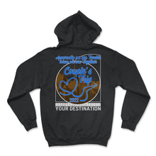 Load image into Gallery viewer, Couple's Trip 2022 Shirt, We Are Trouble When We Are Together Funny - Hoodie - Black