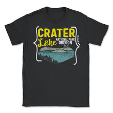 Load image into Gallery viewer, Crater Lake National Park Shirt, Oregon Mount Mazama US Lake Tee, - Unisex T-Shirt - Black