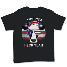 Load image into Gallery viewer, Moorica Fuck Yeah Vintage USA Flag American Cow Moo Sunglasses