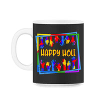 Load image into Gallery viewer, Happy Holi Festival Shirt, Holi Festival Tee, Festival Of Colors, - 11oz Mug - Black on White