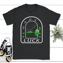 Load image into Gallery viewer, St. Patricks Day Shirt, Loads Of Luck Truck Tee, Irish Lucky St. - Unisex T-Shirt - Black
