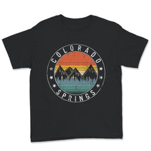 Load image into Gallery viewer, Colorado Springs Flag Shirt, Colorado Springs Mountain Gift, Colorado