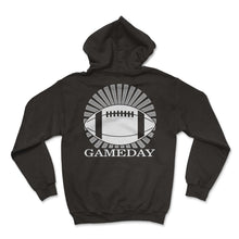 Load image into Gallery viewer, Mother Shirt, Game Day Mom Tee, Football Mom, Ball Sports Mom - Hoodie - Black