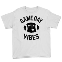 Load image into Gallery viewer, Vintage Game Day Vibes For Football Mom Boys American Soccer Rugby