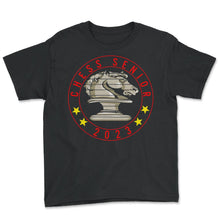 Load image into Gallery viewer, Chess Senior 2023 T Shirt - Youth Tee - Black