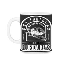 Load image into Gallery viewer, Dry tortugas National Park Shirt, Florida Keys EST 1935 Tee, Beach - 11oz Mug - Black on White