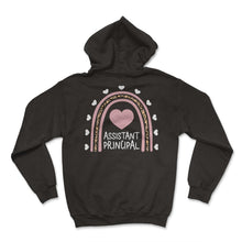 Load image into Gallery viewer, Principal Shirt, Assistant Principal Rainbow Leopard Tee, Assistant - Hoodie - Black
