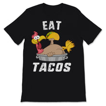Load image into Gallery viewer, Eat Tacos Cute Turkey Wearing Mexican Sombrero Thanksgiving Xmas Gift