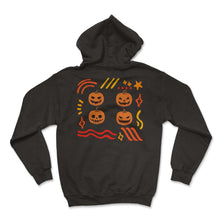 Load image into Gallery viewer, Halloween Shirt, Cute Hello Pumpkin Spooky Lover Gift, Halloween - Hoodie - Black