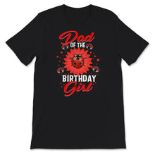 Load image into Gallery viewer, Dad Of The Birthday Girl Shirt, Ladybug Birthday Tee, Birthday Gift