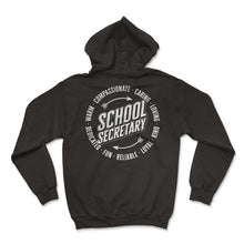 Load image into Gallery viewer, School Secretary Shirt, Back To School Office Administrator Staff - Hoodie - Black