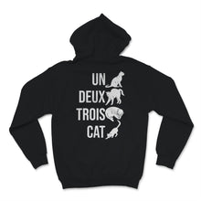 Load image into Gallery viewer, Cat French Pun Un Deux Trois Learn French Numbers Counting Cute