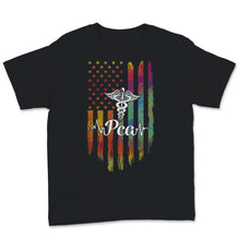 Load image into Gallery viewer, PCA Caduceus American Flag USA Patient Care Assistant Heartbeats