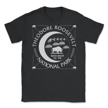 Load image into Gallery viewer, Theodore Roosevelt National Park, North Dakota Est 1978, National - Unisex T-Shirt - Black