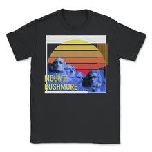 Load image into Gallery viewer, Mount Rushmore National Park Shirt, Black Hills South Dokata Retro - Unisex T-Shirt - Black