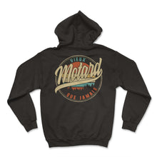 Load image into Gallery viewer, Vieux Motard Que Jamais Humour T Shirt copy - Hoodie - Black