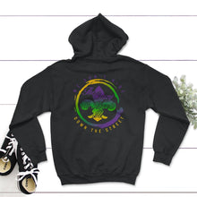Load image into Gallery viewer, Mardi Gras Jester Shirt, We Don't Hide The Crazy, New Orleans Gift, - Hoodie - Black