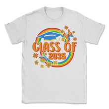 Load image into Gallery viewer, Kindergarten Shirt, Class Of 2035 Tee, Pre-K Graduation Gift, Teacher - Unisex T-Shirt - White