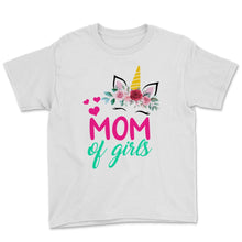 Load image into Gallery viewer, Mom of Girls Unicorn Mother's Day Love Heart Cute Daughter Kids