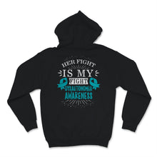 Load image into Gallery viewer, Dysautonomia Awareness Month Her Fight Is My Fight Turquoise Ribbon