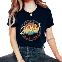 Load image into Gallery viewer, Millésime 2001 Vieilli À La Perfection Humour T Shirt copy - Unisex T-Shirt - Black