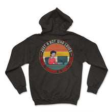 Load image into Gallery viewer, Boy Who Loves Anime Gaming And Sketching Shirt, Japanese Culture Art - Hoodie - Black