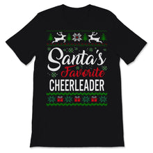 Load image into Gallery viewer, Santas Favorite Cheerleader Christmas Ugly Sweater