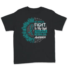 Load image into Gallery viewer, My Wife's Fight Is My Fight, Trigeminal Neuralgia Awareness Shirt,