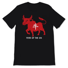 Load image into Gallery viewer, Year Of The Ox 2021 Happy Chinese New Year Shirt Vintage Zodiac Gifts