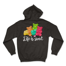 Load image into Gallery viewer, Jelly Gummies T-shirt Soft Sugar Candy Fruity Juicy Kids Gummy candy - Hoodie - Black