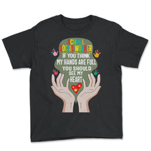 Load image into Gallery viewer, School Social Worker You Should See My Heart Shirt, Future Social - Youth Tee - Black