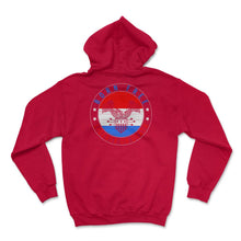 Load image into Gallery viewer, 4th Of July Shirt, Born Free Liberty Or Death Independence Day, - Hoodie - Red