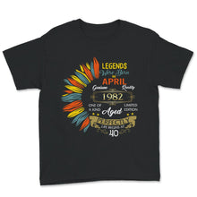 Load image into Gallery viewer, Legends Were Born In April 1982, Life Begins At 40, Vintage 40 Years