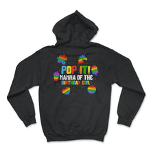 Load image into Gallery viewer, Pop It Nanna of the Birthday Girl Fidget Kids Family Matching T Shirt - Hoodie - Black