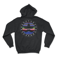 Load image into Gallery viewer, Cinco De Mayo Shirt, Mustache Mexican Hat, May 5th Fiesta Mexico - Hoodie - Black