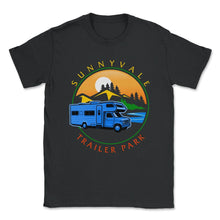 Load image into Gallery viewer, Sunnyvale Trailer National Park Shirt, Mountain Vintage Retro - Unisex T-Shirt - Black