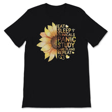 Load image into Gallery viewer, Future Nurse Shirt Eat Sleep Clinicals Panic Study Care Plans Repeat