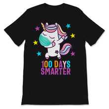 Load image into Gallery viewer, 100th Day Of School Shirt For Girls Cute Dabbing Unicorn 100 Days