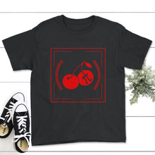 Load image into Gallery viewer, Pi Day Shirt, Cherry Pi Day, Funny Math Teacher Gift, 3.14 Math Geek - Youth Tee - Black