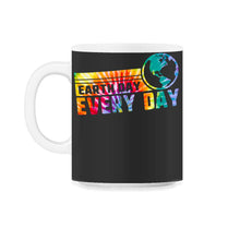 Load image into Gallery viewer, Earth Day Everyday Pine Tree Green Preserve Environment Eco April 22 - 11oz Mug - Black on White